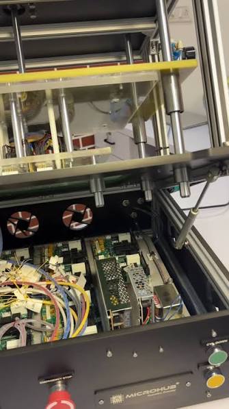 Customized instrumentation inside an open test fixture