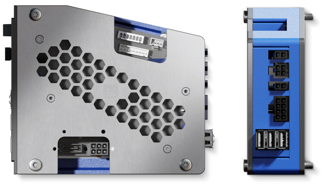 The AtoMik Interface module connects the PC to the test system